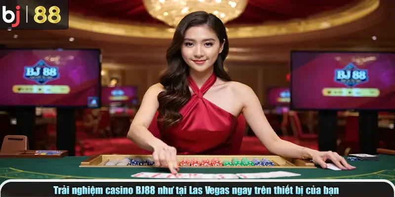 Trải nghiệm casino BJ88 như tại Las Vegas ngay trên thiết bị của bạn